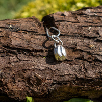 Nasturtium seed pendant