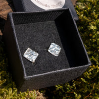 Patterned square studs