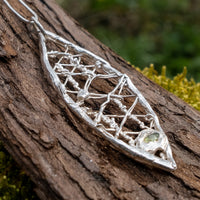 Long oval pendant