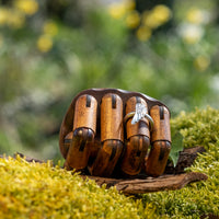 Angel wing ring