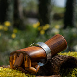 Textured Stirling silver cuff