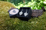 Silver string love hearts